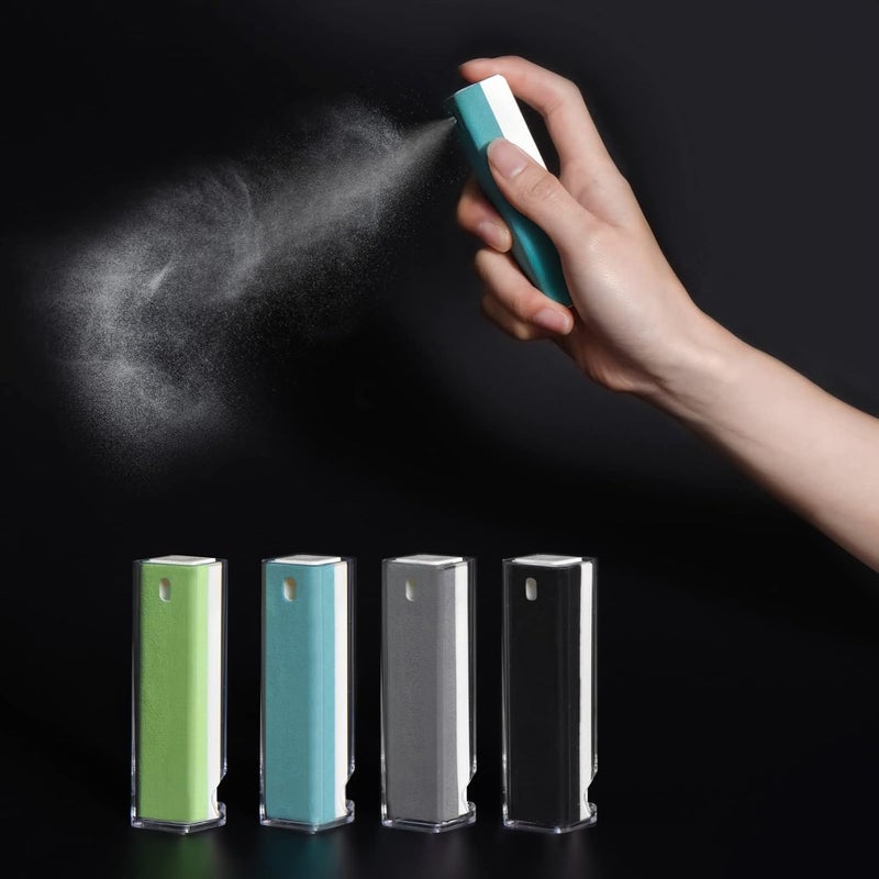 CLICK CLEAN 4PCS All-in-One Screen Cleaner, Fingerprint Proof Screen Cleaner Spray with Microfiber and Phone Stand for All Phones, Laptop and Tablet Screens (0.5oz x 4-Pack) - Image 1
